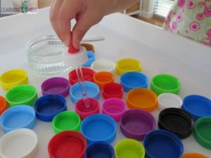 Water Play with Eye Droppers | Learning 4 Kids