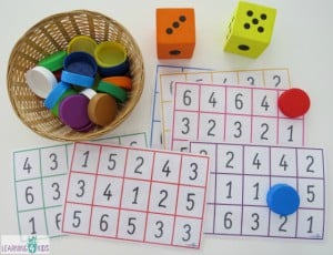 Subitising Printable Dice Game | Learning 4 Kids