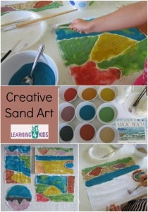 Creative Sand Art Activity | Learning 4 Kids