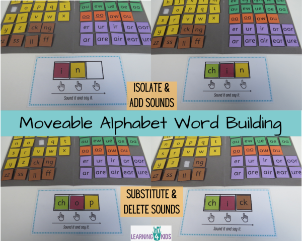 Moveable Alphabet Word Building Folder Kit | Learning 4 Kids