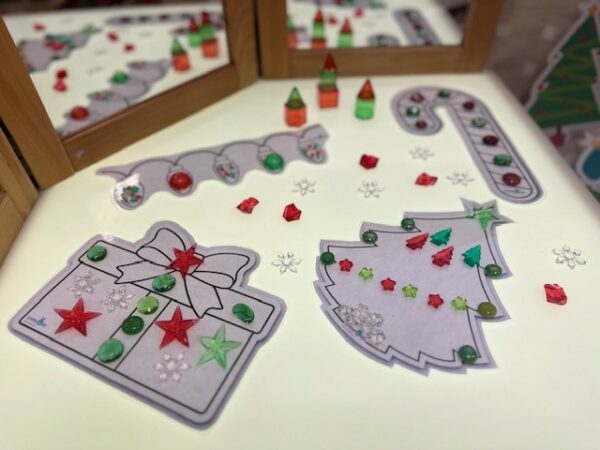 Free Christmas Light Table Printables for Kids – Festive Holiday Fun!